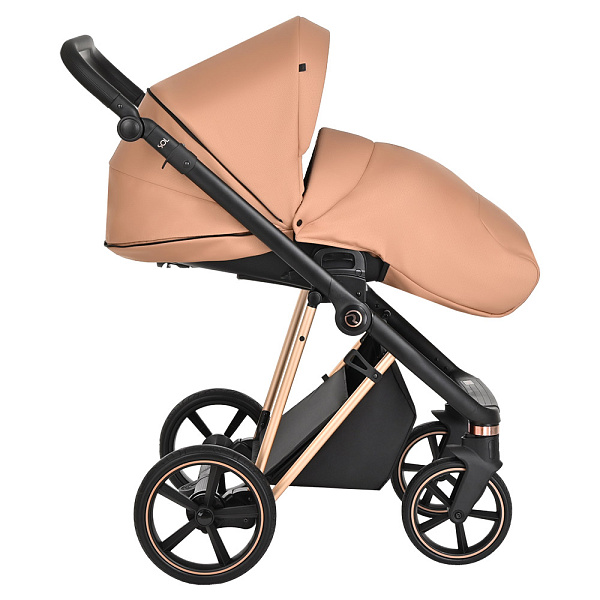 Детская коляска Roan Sol Lux 2 в 1 на золотой раме фото 10