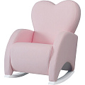 Кресло-качалка Micuna Mini Wing Love (Leatherette pink искусственная кожа) — Фото