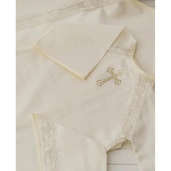 040 Крестильный комплект Арго 3 предмета 0-6 мес фото 2