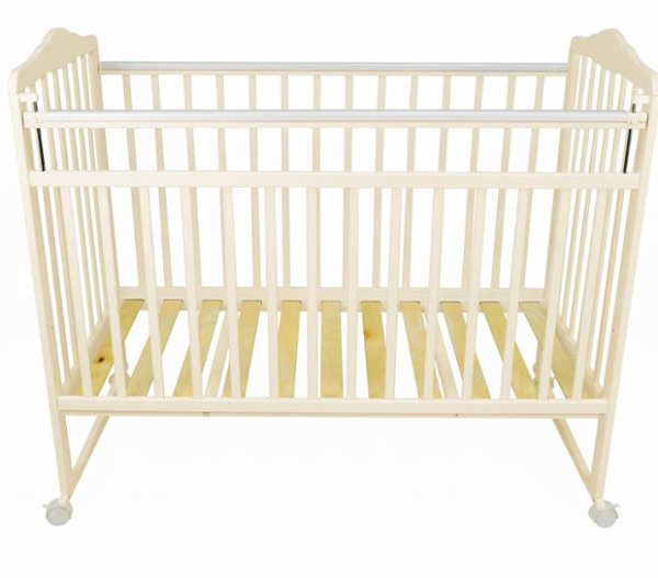 Детская кроватка Indigo Милана New+, колесо/качалка фото 1