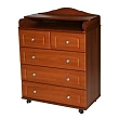 Пеленальный комод Антел Ульяна-6 800/5 МДФ - Фото