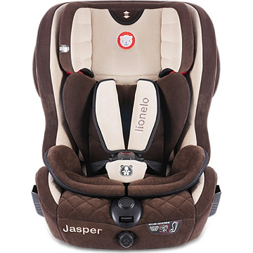 Детское автокресло Lionelo Jasper Isofix + подарок: шторки и органайзер