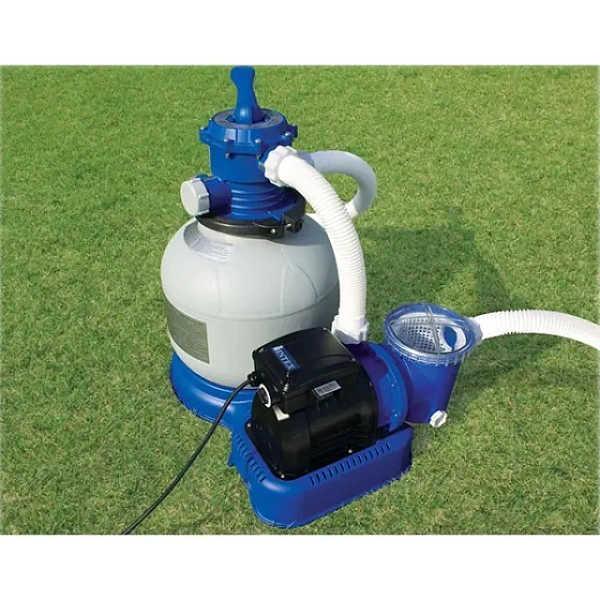 Каркасный семейный бассейн Intex Ultra Интекс Ультра круглый с лестницей и насосом-фильтром c54924, c54470 фото 3