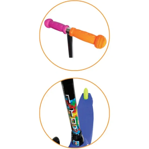 Трехколесный самокат 1Toy 1Той Т57632, управляется наклоном фото 1