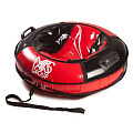 Санки надувные Mars Тюбинг Сайма  D90 см (Черно-Красный) — Фото