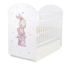 Детская кроватка Indigo With Love NEW, маятник/ящик