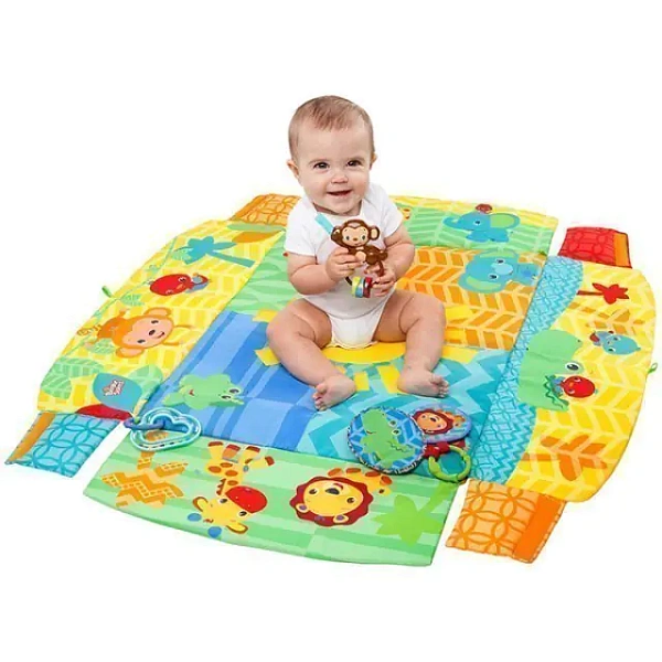 Развивающий коврик Bright Starts Брайт Стартс Солнечное Сафари 52157 фото 1