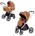 Детская коляска Carrello Vector CRL-6550 2 в 1 на черной раме (Coral Beige
						
					) — Фото