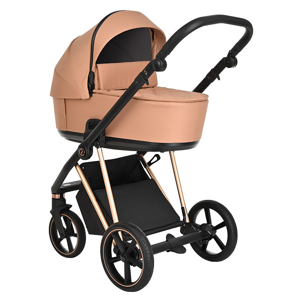 Детская коляска Roan Sol Lux 2 в 1 на золотой раме фото 2