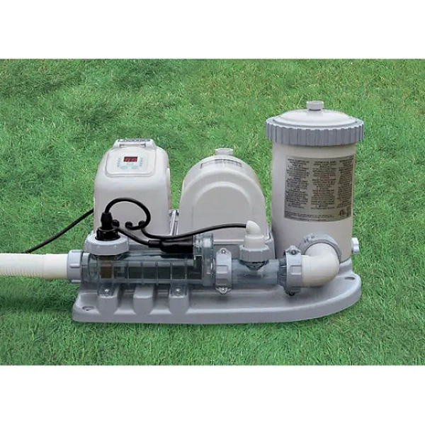 Надувной семейный бассейн Intex Easy Set Интекс Изи Сет с лестницей и насосом-фильтром c54914, с56414, c54908, с56409, c54916, c56417, c54920, с 56905 фото 3