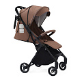 Детская прогулочная коляска Nuovita Sfera на черной раме (Caffè scuro, Nero / Кофе темный, Черный
						
					) — Фото