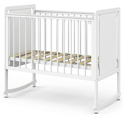 Детская кроватка Indigo Classic, колесо/качалка