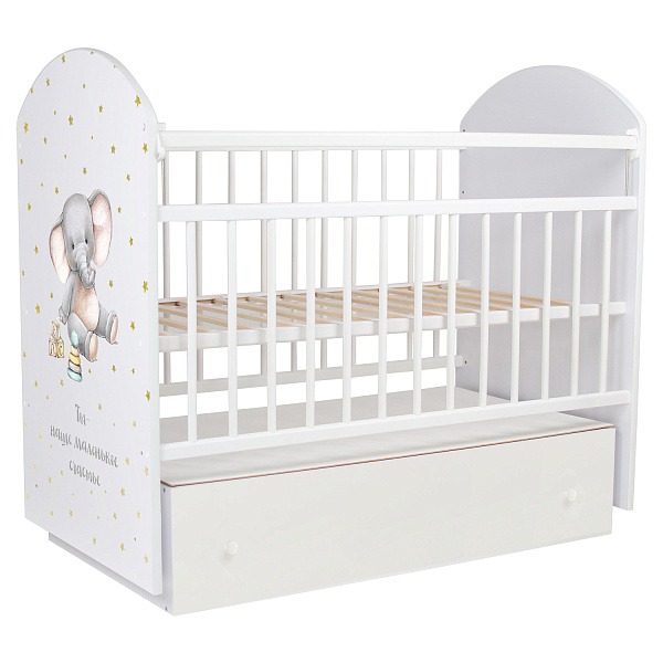 Детская кроватка Indigo My Sleepy, маятник/ящик фото 2