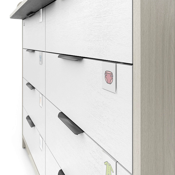 Детский комод Атон Зевс ЛДСП 1000/8 фото 2