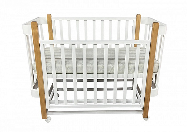 Детская кроватка Кедр Florencia 2, автостенка/маятник фото 2