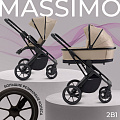 Детская коляска Sweet Baby Massimo 2 в 1 (Beige
						
					) — Фото