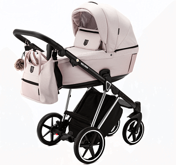 Детская коляска Adamex Belissa Special Edition 2 в 1 на серебряной раме