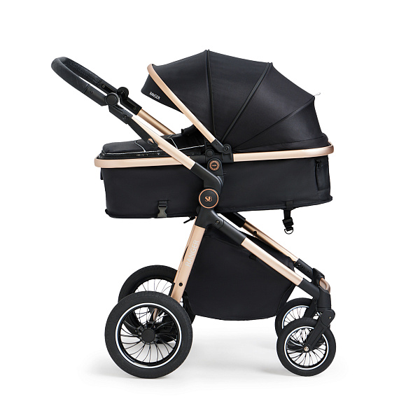 Детская коляска-трансформер Sweet Baby Ranger 3 в 1 на золотой раме фото 1