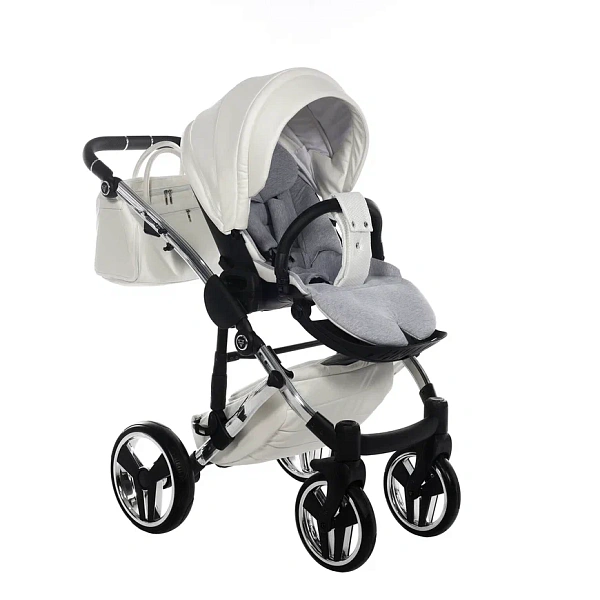 Детская коляска Junama Diamond Individual V2 3 в 1 на серебряной раме фото 20