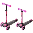 Трехколесный самокат Y-Scoo RT Trio Diamond 120 Monsters 3 высоты с блокировкой колес - Фото
