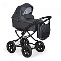 Детская коляска Indigo Charlotte Classic 18 2 в 1 (Cr39 (т.серый)
						
					) — Фото