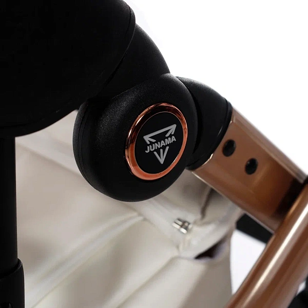 Детская коляска Junama Diamond Mirror Satin V2 2 в 1 на медной раме фото 8