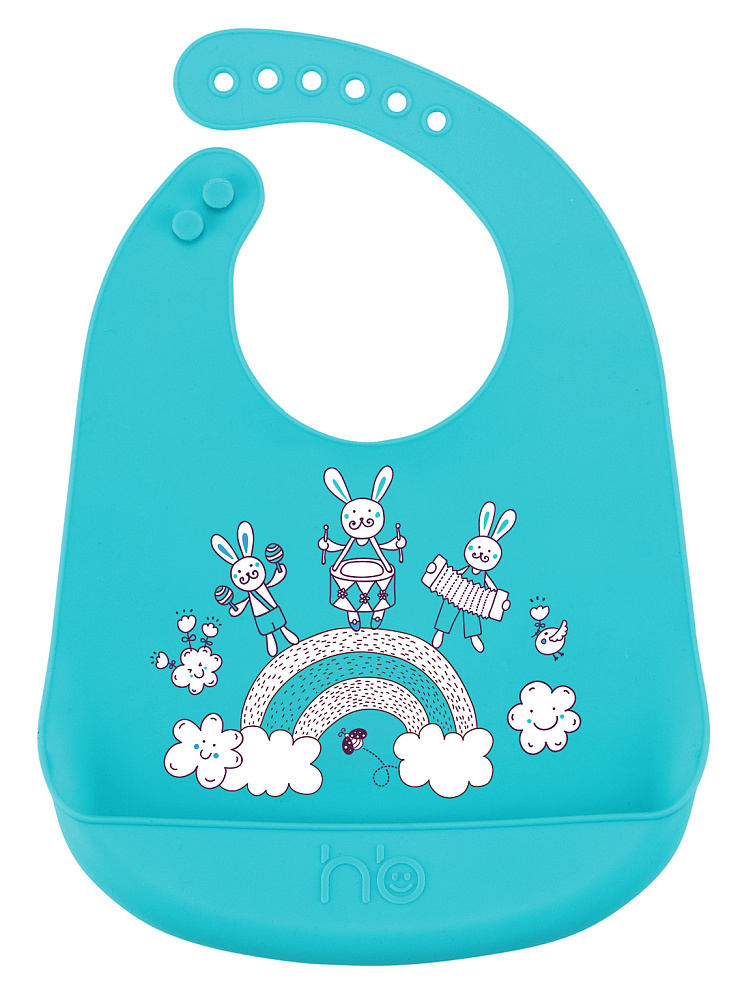 Нагрудник силиконовый Happy Baby Bib Pocket (16006) - Фото