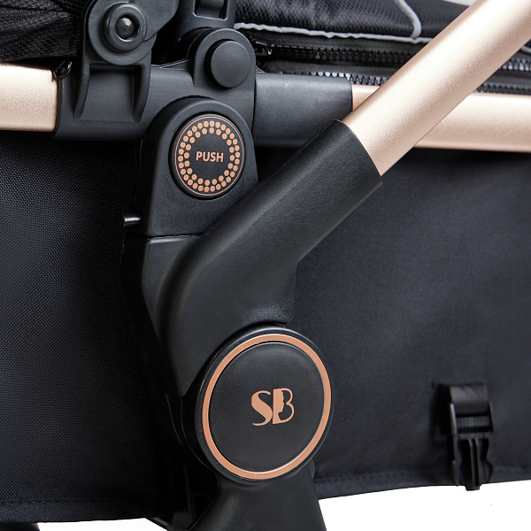 Детская коляска-трансформер Sweet Baby Ranger 3 в 1 на золотой раме фото 7