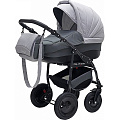 Детская коляска Polmobil Porto 2 в 1 (06 серый-графит
						
					) — Фото