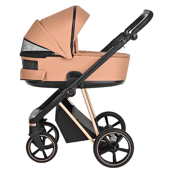 Детская коляска Roan Sol Lux 2 в 1 на золотой раме фото 3