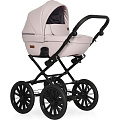 Детская коляска Riko Basic Aicon Pastel Prestige 2 в 1, эко-кожа (01 Перламутровый
						
					) — Фото