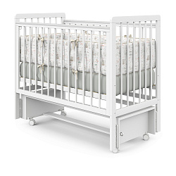 Детская кроватка Pituso Tiny, маятник/колесо