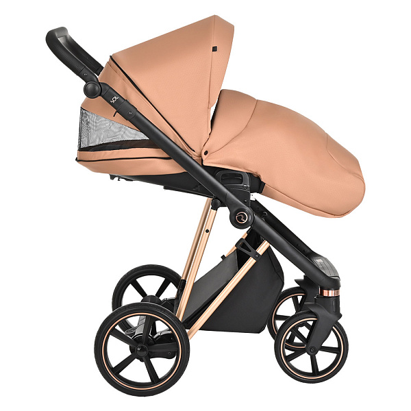 Детская коляска Roan Sol Lux 2 в 1 на золотой раме фото 11