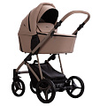 Детская коляска Bebetto Pelpasso Pro 2 в 1 (01 бежевая кожа
						
					) — Фото