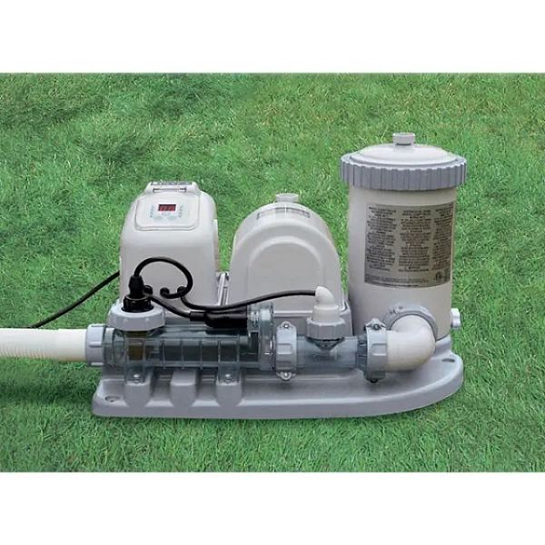 Каркасный семейный бассейн Intex Интекс круглый с лестницей и насосом-фильтром c54942, c56942, c28234, c56952, c57954, c54938, c54948 фото 3