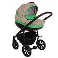 Детская коляска Tutis Nanni 3 в 1 (893014 Капучино + киви
						
					) — Фото