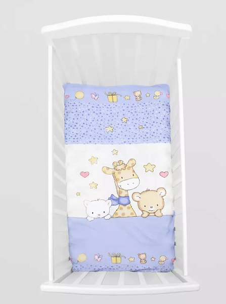 Комплект постели в кроватку Топотушки Детский мир, 3 предмета фото 4