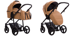 Детская коляска Bebetto Verturro Pro 3 в 1, 100% экокожа