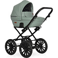 Детская коляска Riko Basic Aicon Pastel Prestige 2 в 1, эко-кожа (05 Оливковый
						
					) — Фото