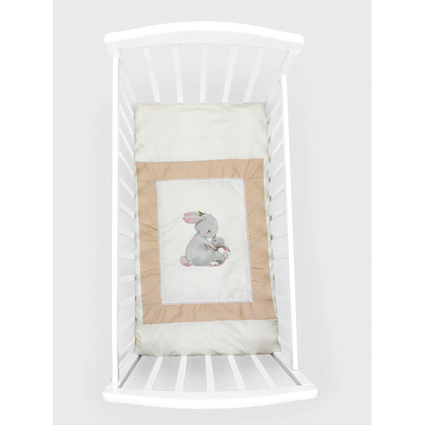 Комплект постельного белья Топотушки Зайка Акварель, 3 предмета фото 4