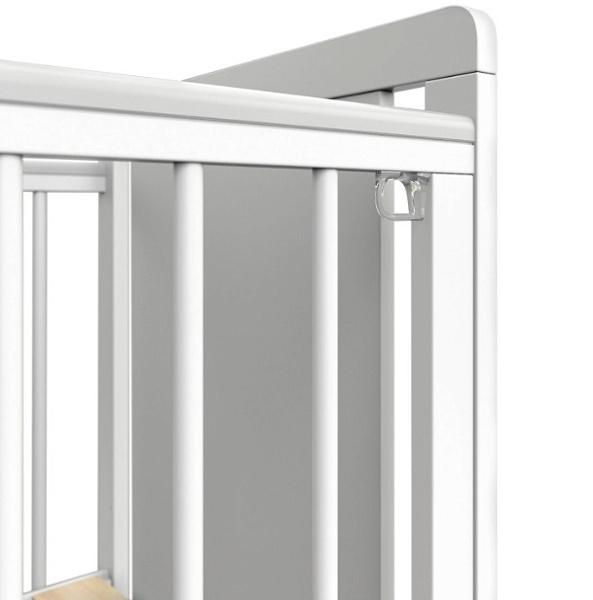 Детская кроватка Indigo Happy Friends, колесо/качалка фото 9