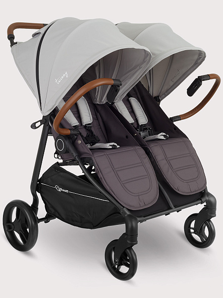 Детская прогулочная коляска для двойни Rant Twinny фото 2