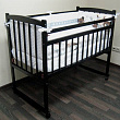 Детская кроватка Массив Беби-2, колесо-качалка - Фото