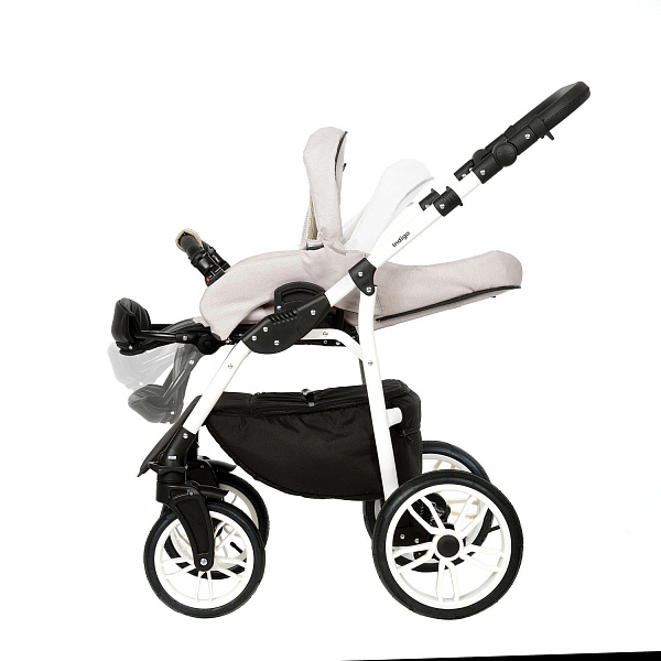 Детская коляска Indigo INDIGO 2021 2 в 1, ткань+экокожа фото 6