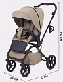 Детская прогулочная коляска Mowbaby Mio (Latte
						
					) — Фото