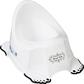 Нескользящий детский горшок Tega Baby Royal (White - Black - Белый - Черный) — Фото