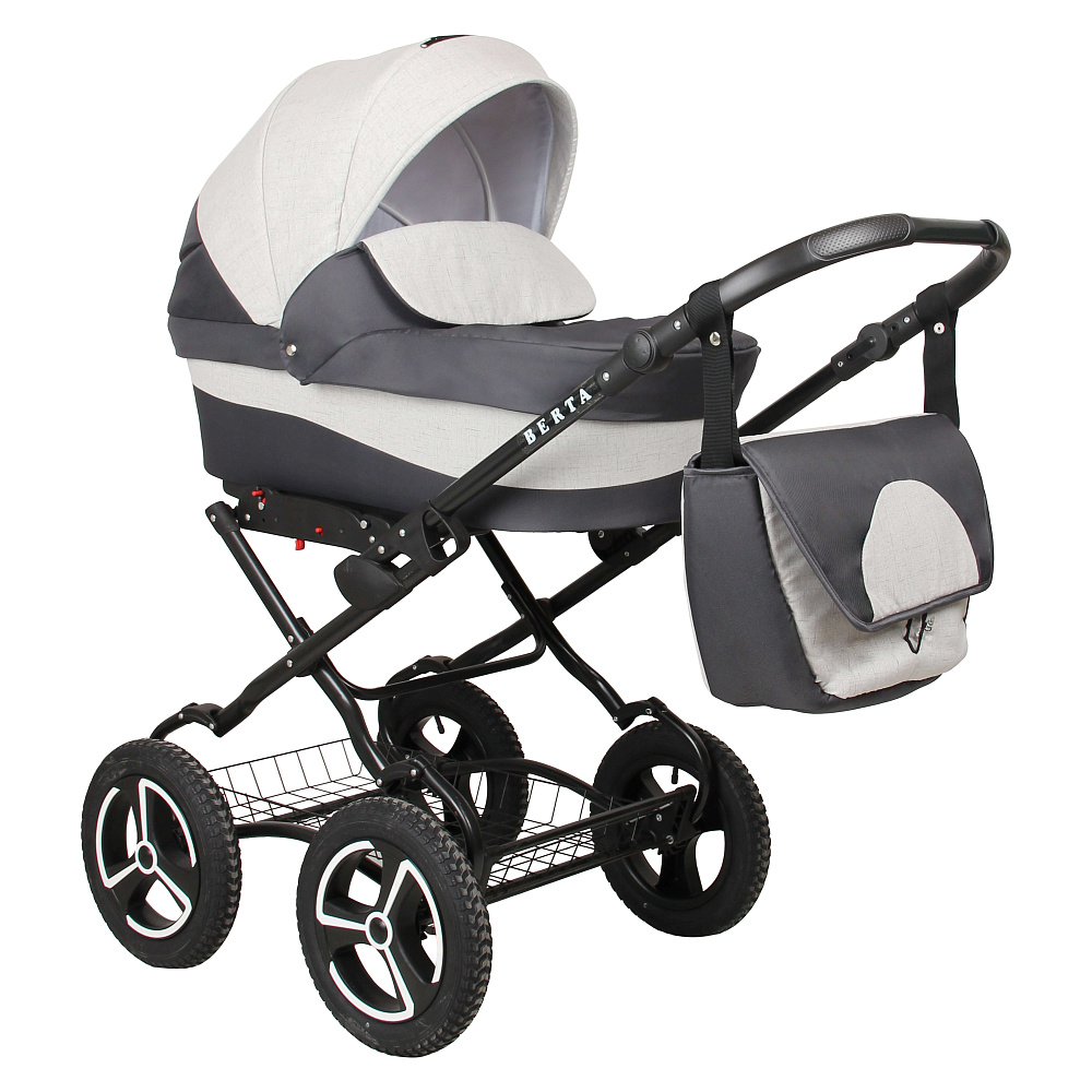Детская коляска Alis Berta 20 Classic 12 2 в 1 - Фото