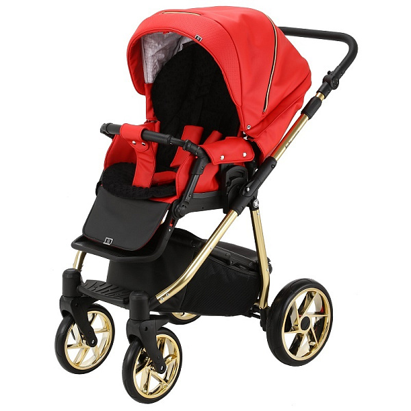 Детская коляска BeBe-Mobile Gusto Special Edition Deluxe 2 в 1, эко-кожа фото 3