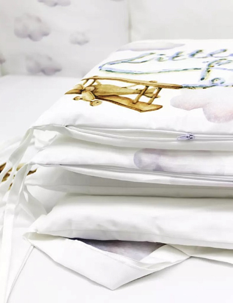 Комплект постельного белья Топотушки Зайка Пилот, 6 предметов фото 6