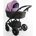 Детская коляска Mr Sandman Apollo GSF 3 в 1 (02 Сиреневый Ромб
						
					) — Фото